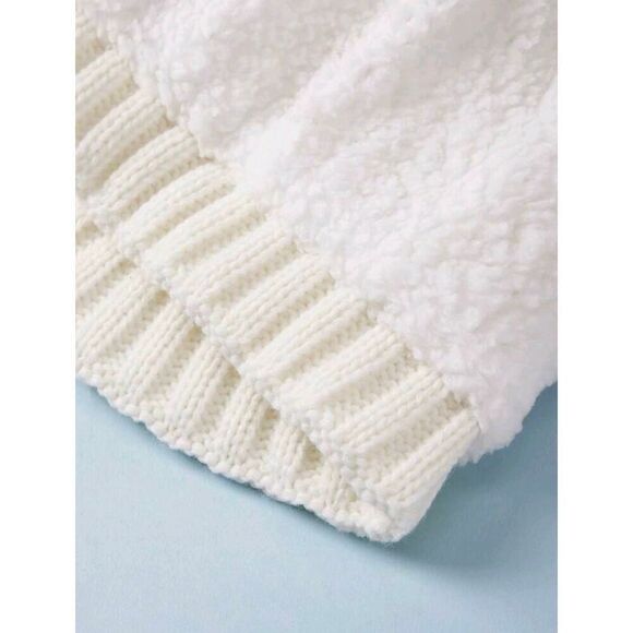 2/$30 Ladies White Knit Beanie Hat - Picture 7 of 9